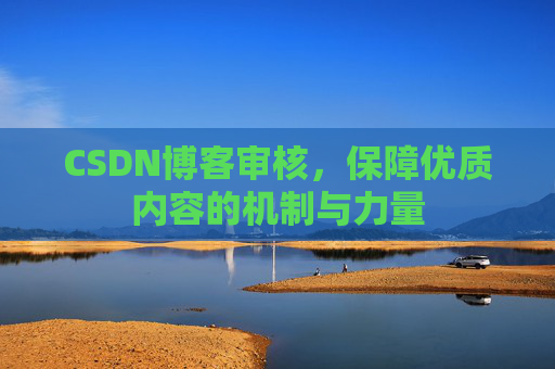 CSDN博客审核,保障优质内容的机制与力量